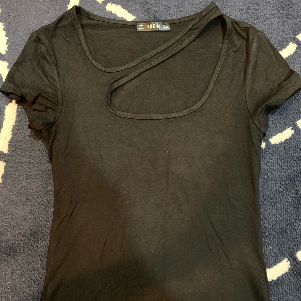NWOT SHEIN Cut Out Tee